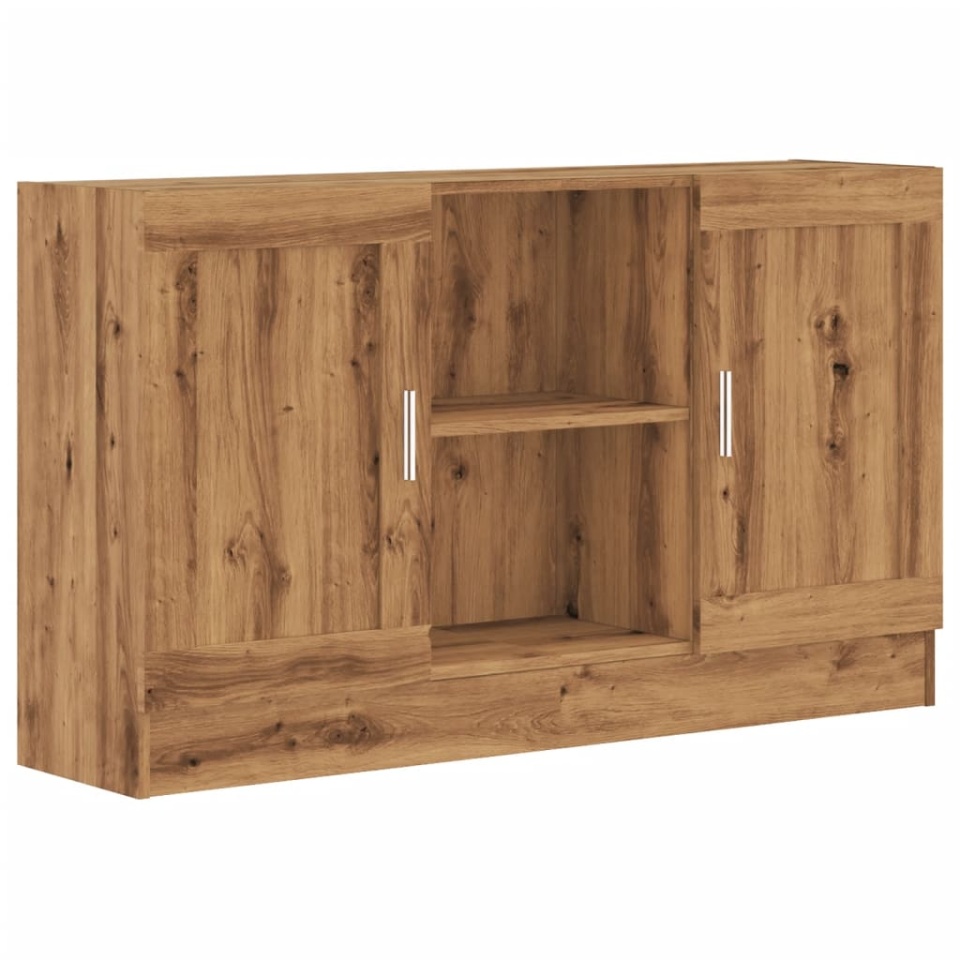 Servantă, stejar artizanal, 120x30,5x70 cm, lemn prelucrat - 1 | YEO
