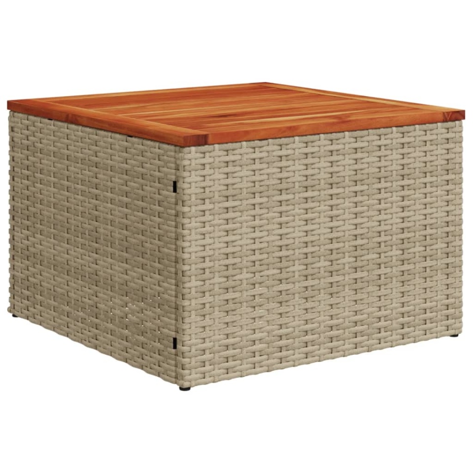 Set canapele de grădină, 9 piese, cu perne, bej, poliratan - 2 | YEO