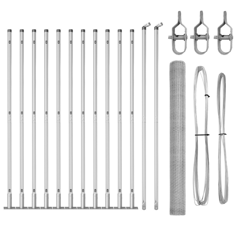 Set de Gard Set de 2 Oțel galvanizat 25 x 1.5 m Durabil - 1 | YEO