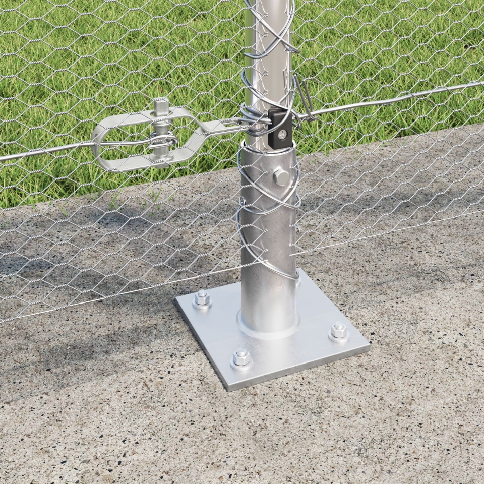 Set de Gard Set de 2 Oțel galvanizat 25 x 1.5 m Durabil - 3 | YEO
