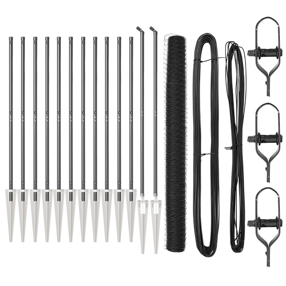 Set de Împrejmuire Set de 2 Gri Oțel 25 x 1.5 m Pliabil - 1 | YEO