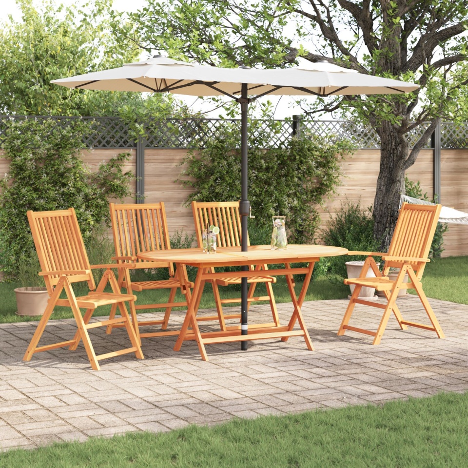 Set dining grădină , 5 piese, lemn acacia