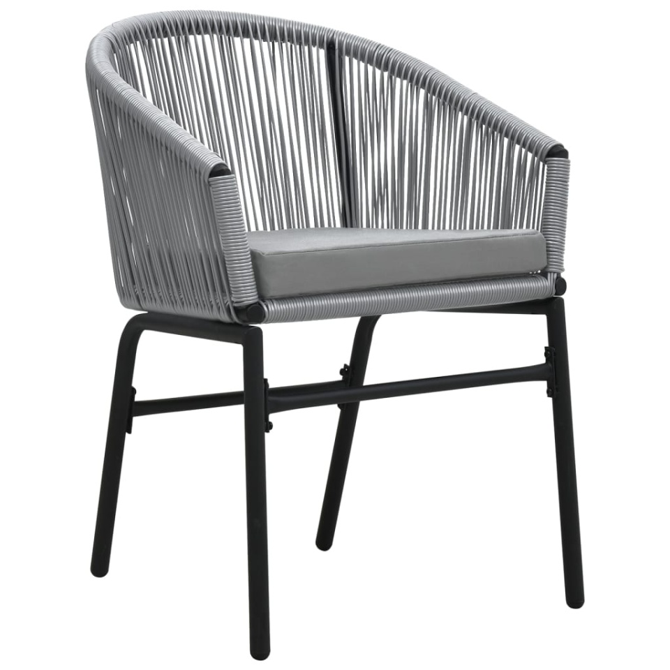Set mobilier de grădină, 5 piese, gri - 3 | YEO