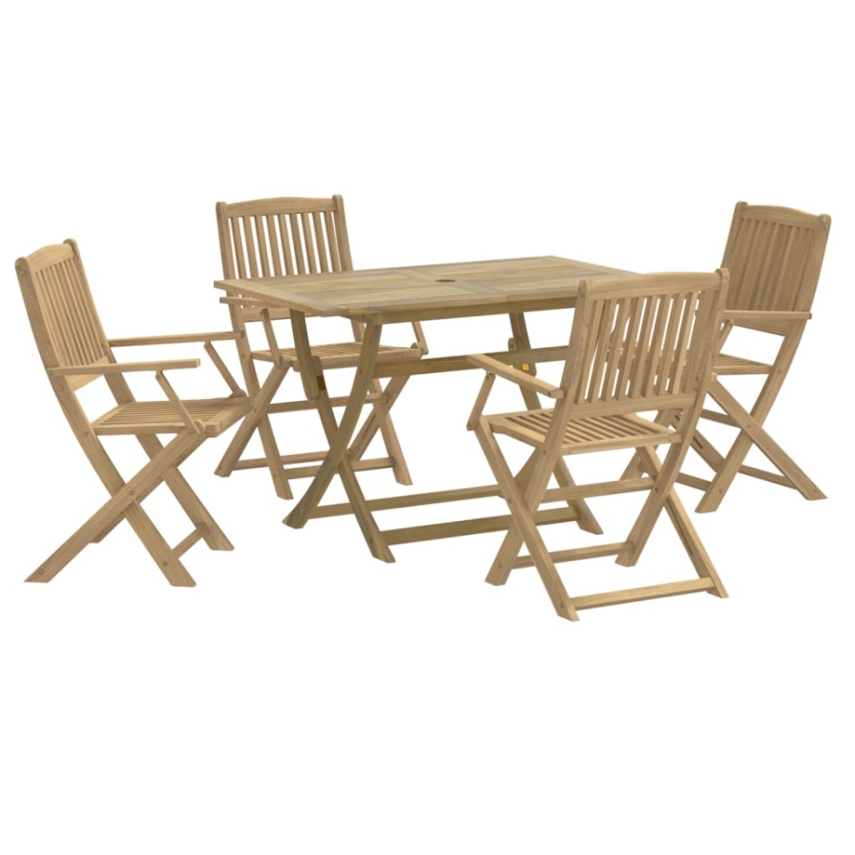 Set mobilier de grădină, 5 piese, lemn masiv de acacia - 1 | YEO