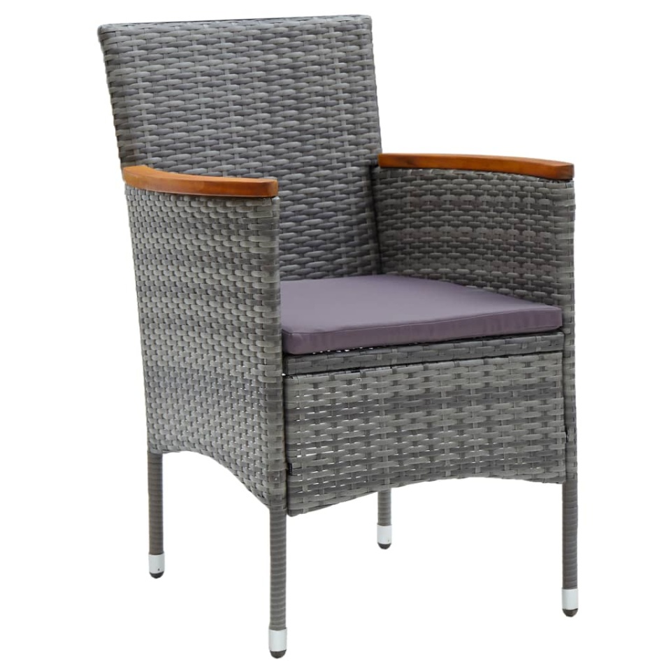 Set mobilier de grădină, 7 piese, gri - 4 | YEO