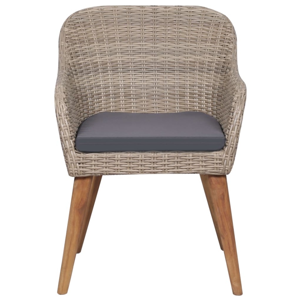 Set mobilier de grădină, 7 piese, poliratan - 4 | YEO