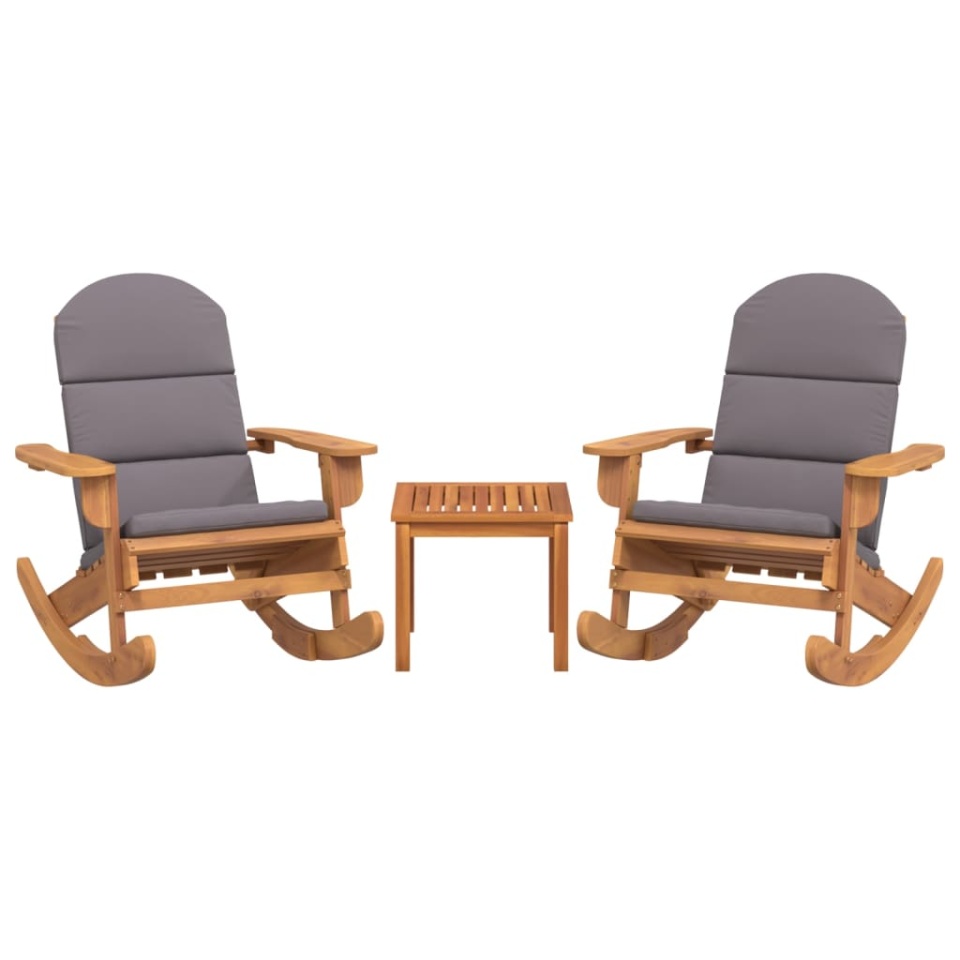 Set mobilier de grădină Adirondack, 3 piese, lemn masiv acacia - 2 | YEO
