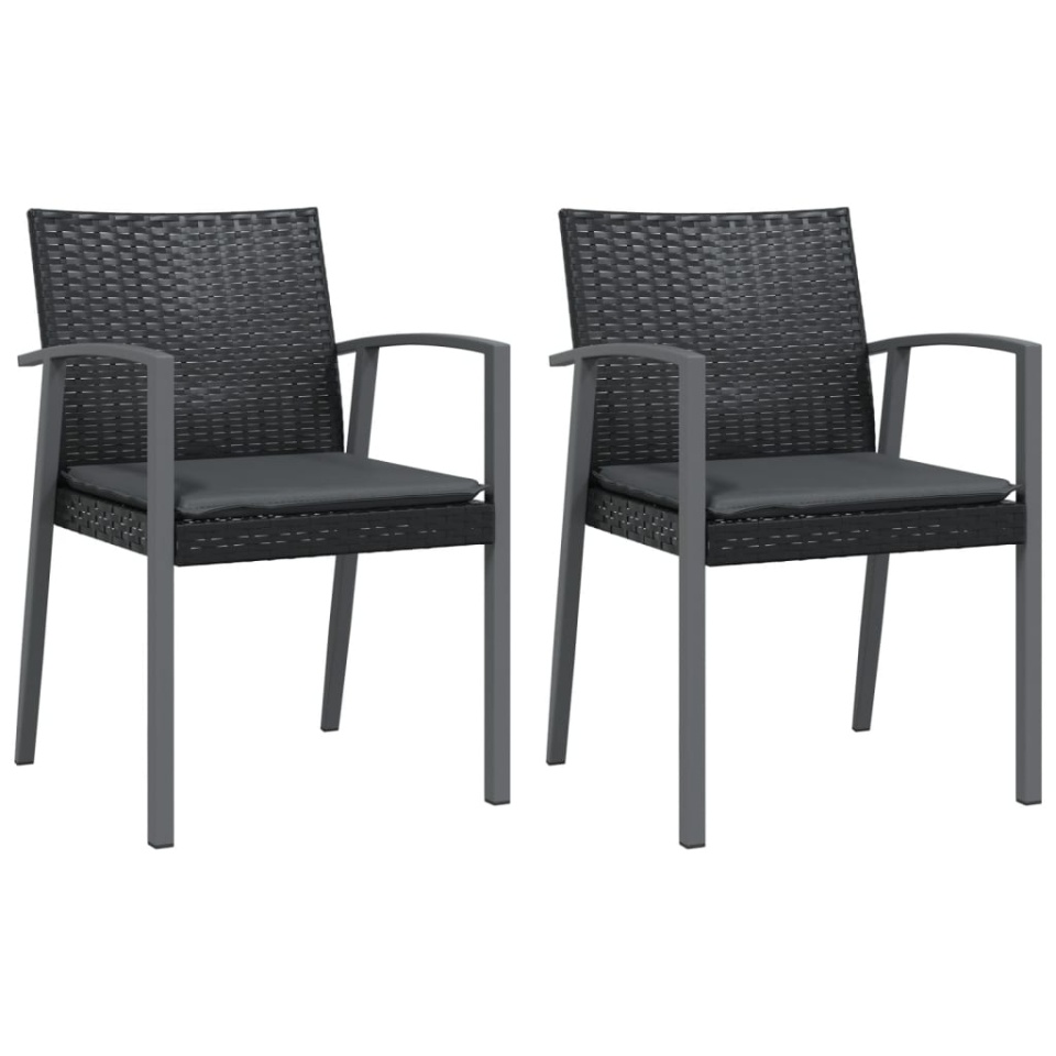 Set mobilier de grădină cu perne, 3 piese, poliratan și oțel - 3 | YEO