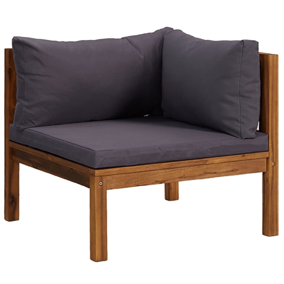 Set mobilier grădină cu perne, 8 piese, lemn masiv acacia - 2 | YEO