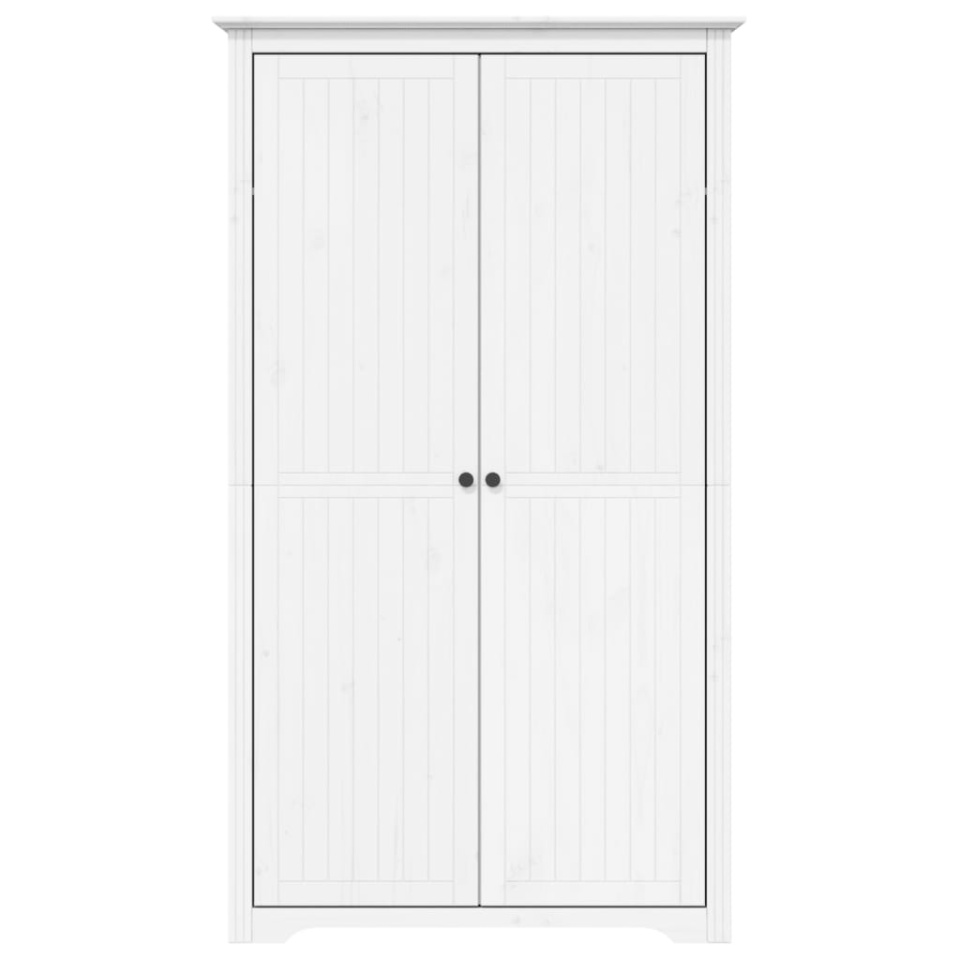 Șifonier BODO, alb, 99x53,5x173 cm, lemn masiv de pin - 2 | YEO