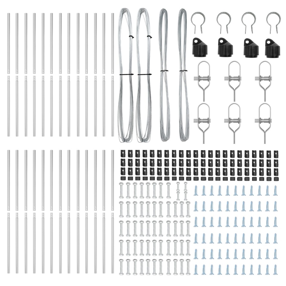 Stâlpi Fencing 26 buc Ø32 mm 200 cm Oțel galvanizat - 2 | YEO