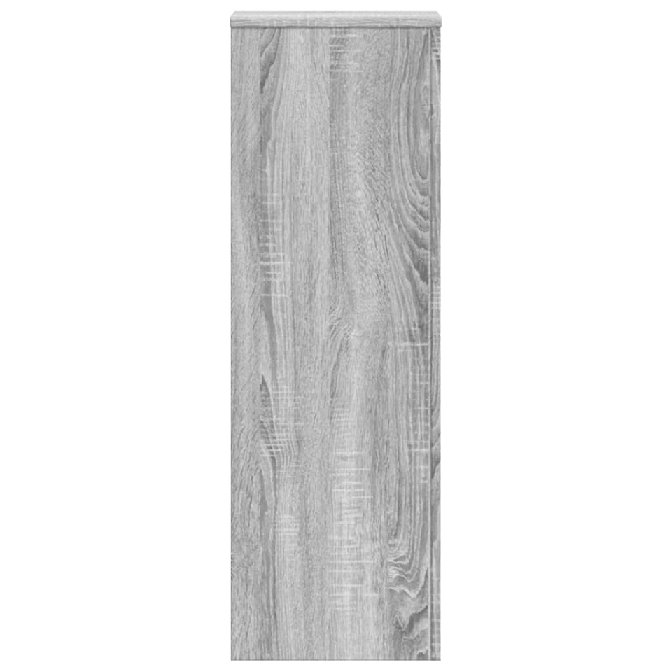 Suporturi plante 2 buc. gri sonoma 33x33x100cm lemn prelucrat - 3 | YEO