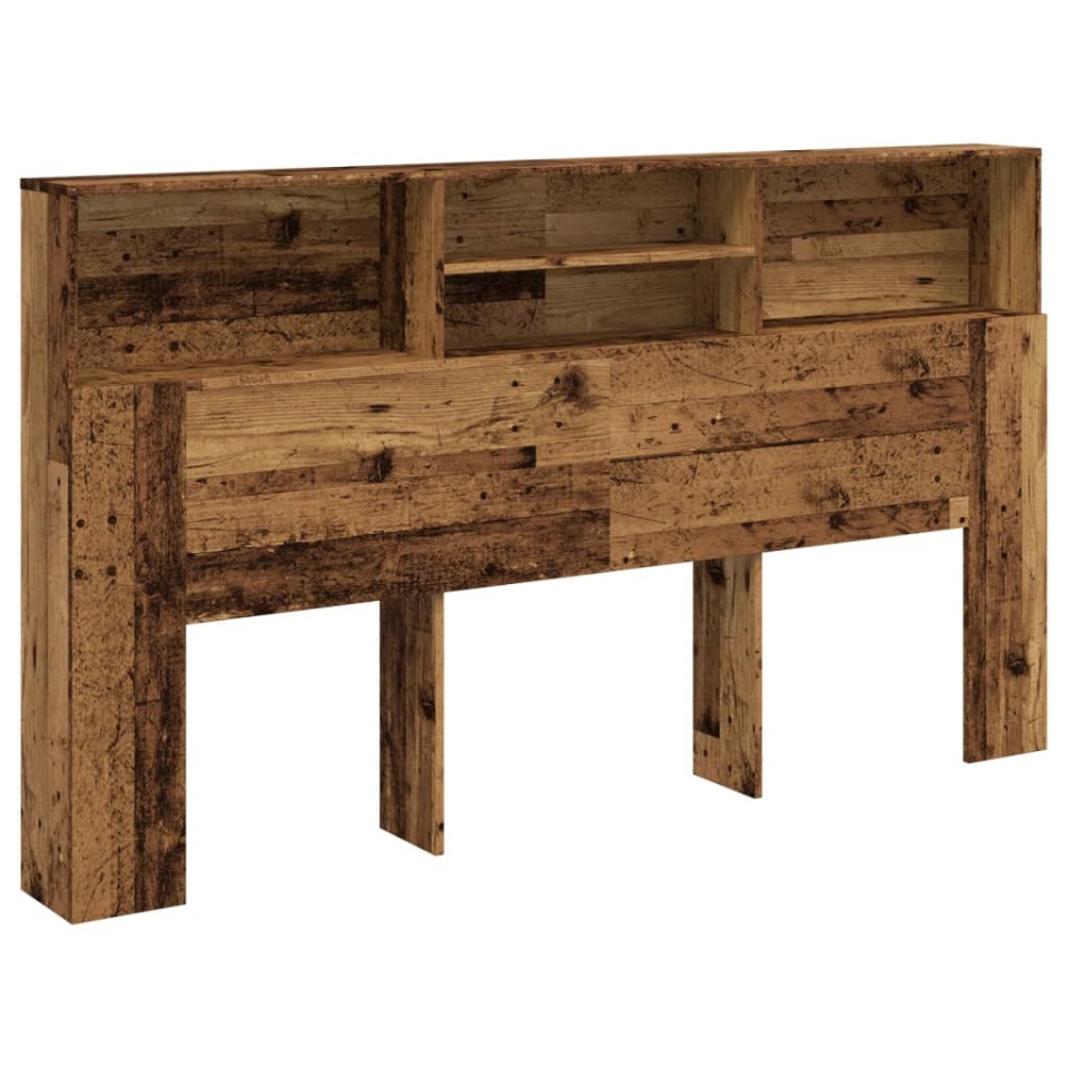 Tăblie pat cu dulap, lemn vechi 180x19x103,5 cm lemn prelucrat - 1 | YEO