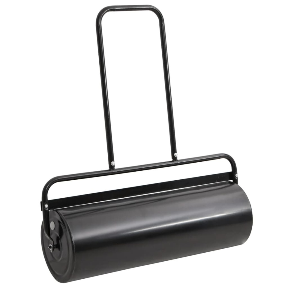 Tăvălug gazon de grădină cleme de aerisire negru 63 L fier/oțel - 2 | YEO