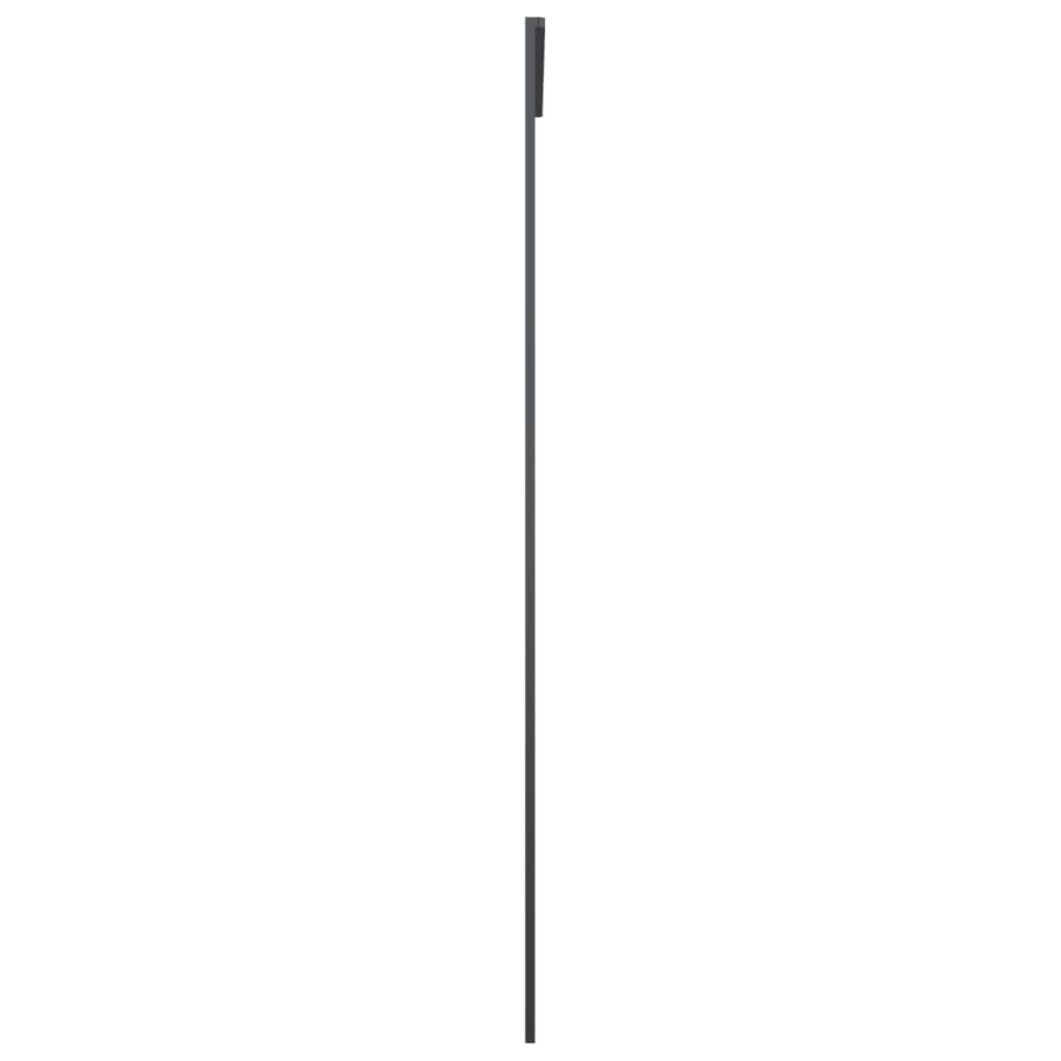 Ușă glisantă, negru, 102,5x205 cm, aluminiu și sticlă ESG - 3 | YEO