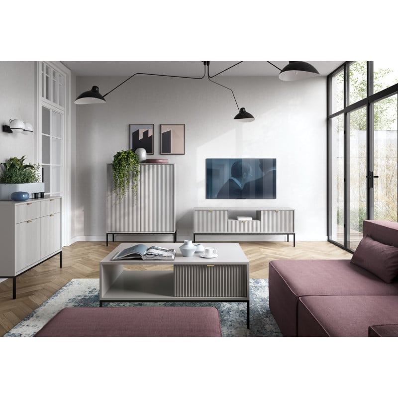 Aura AU01 TV stand gri, 154 cm - 1 | YEO