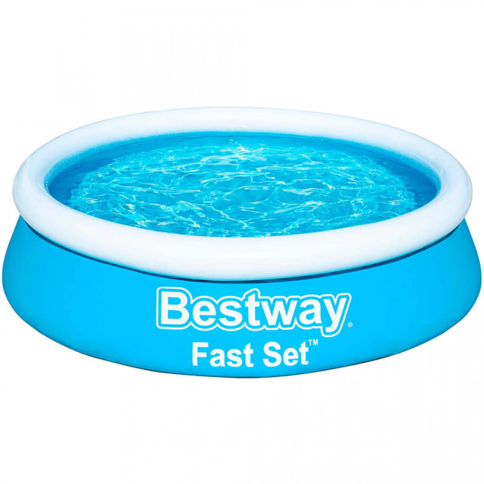 Bestway Piscina gonflabilă Fast Set, albastru, 183x51 cm, rotundă - 1 | YEO