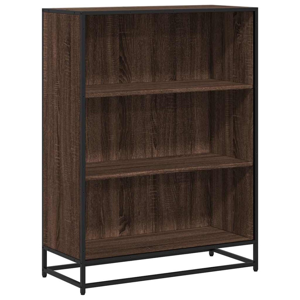 Bibliotecă, stejar maro, 80,5x35x107,5 cm, lemn prelucrat - 1 | YEO