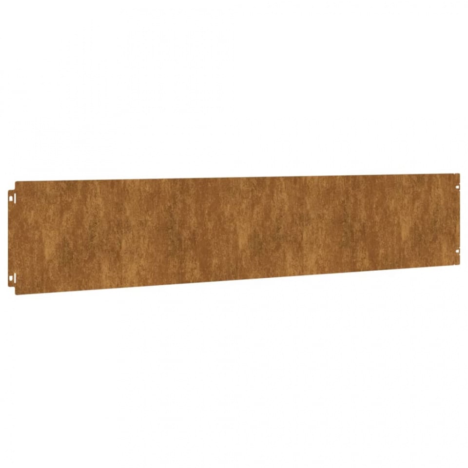 Borduri de gazon 10 buc. 20x103 cm oțel Corten flexibil