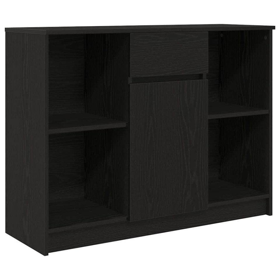 Bufetă cu sertar Stejar negru 101x35x76 cm Lemn prelucrat - 1 | YEO