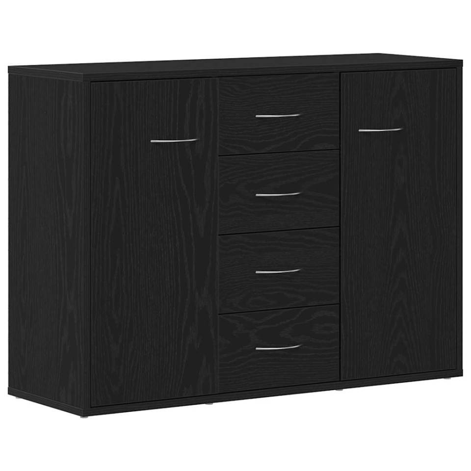 Bufetă, stejar negru, 88x30x64 cm, lemn prelucrat - 1 | YEO