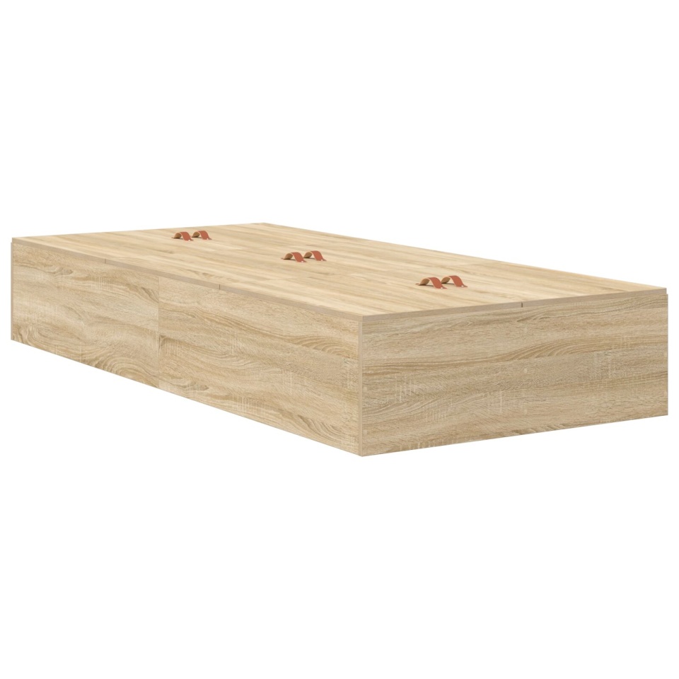 Cadru de pat cu depozitare Sonoma Oak 100x200 cm - 2 | YEO