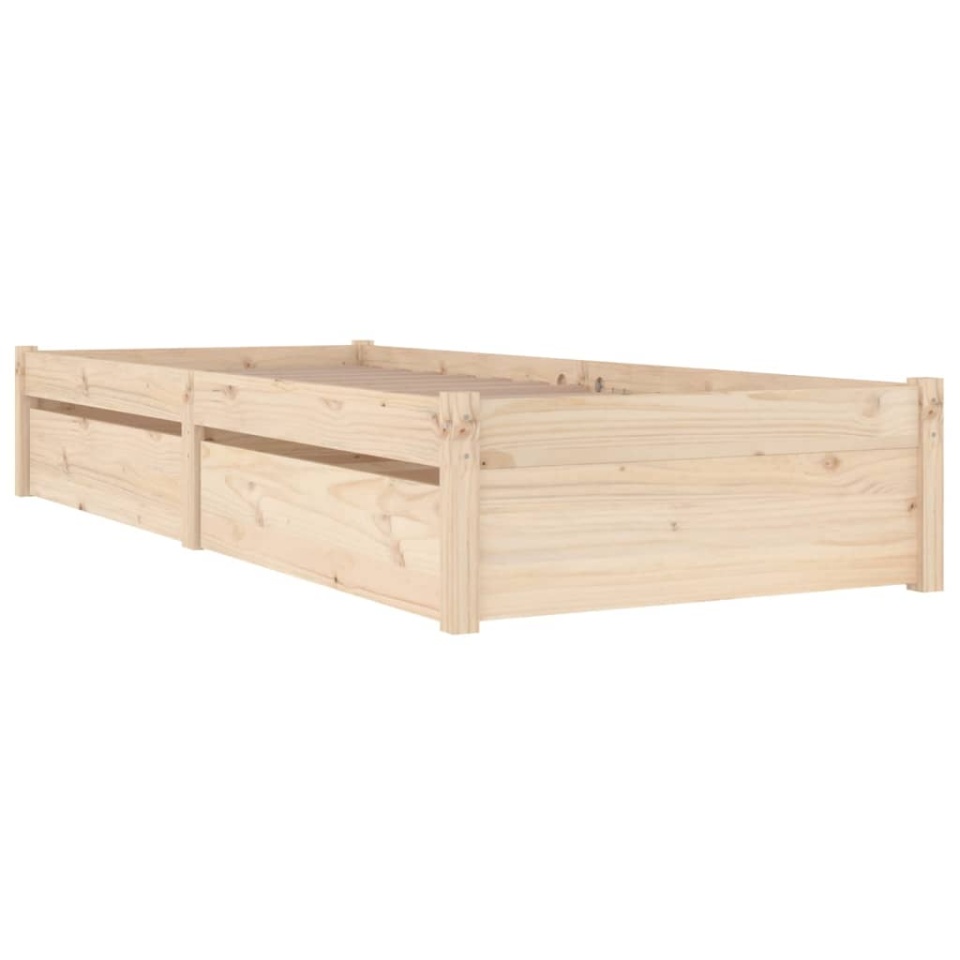 Cadru de pat cu sertare Single, 90x190 cm - 2 | YEO