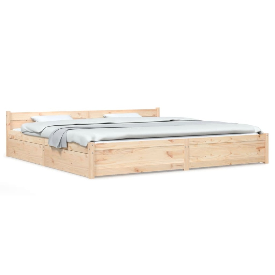 Cadru de pat cu sertare Super King, 180x200 cm - 1 | YEO