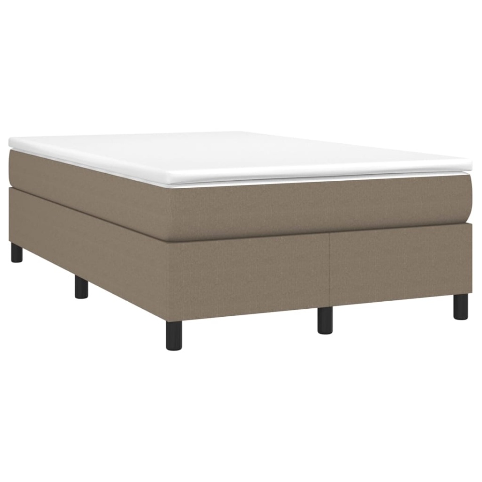 Cadru de pat fără saltea, gri taupe, 120x200 cm, textil - 2 | YEO