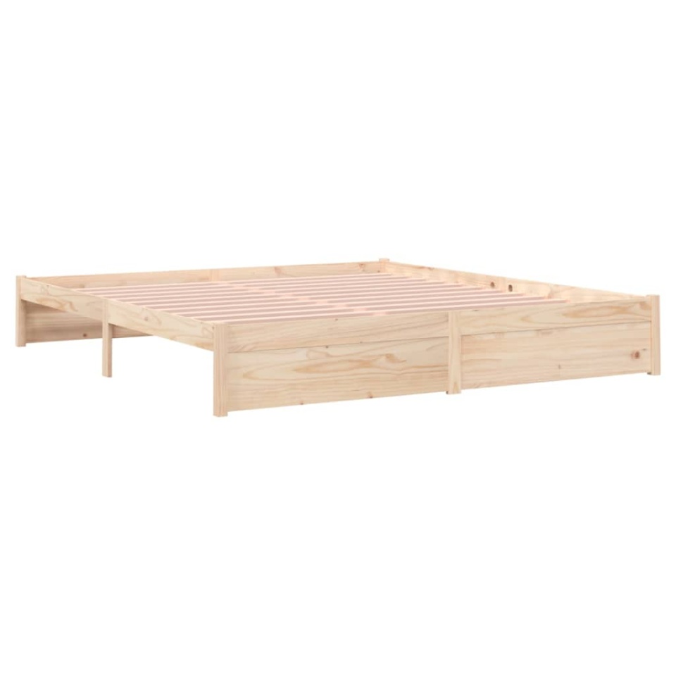 Cadru de pat Super King, 180x200 cm, lemn masiv - 3 | YEO