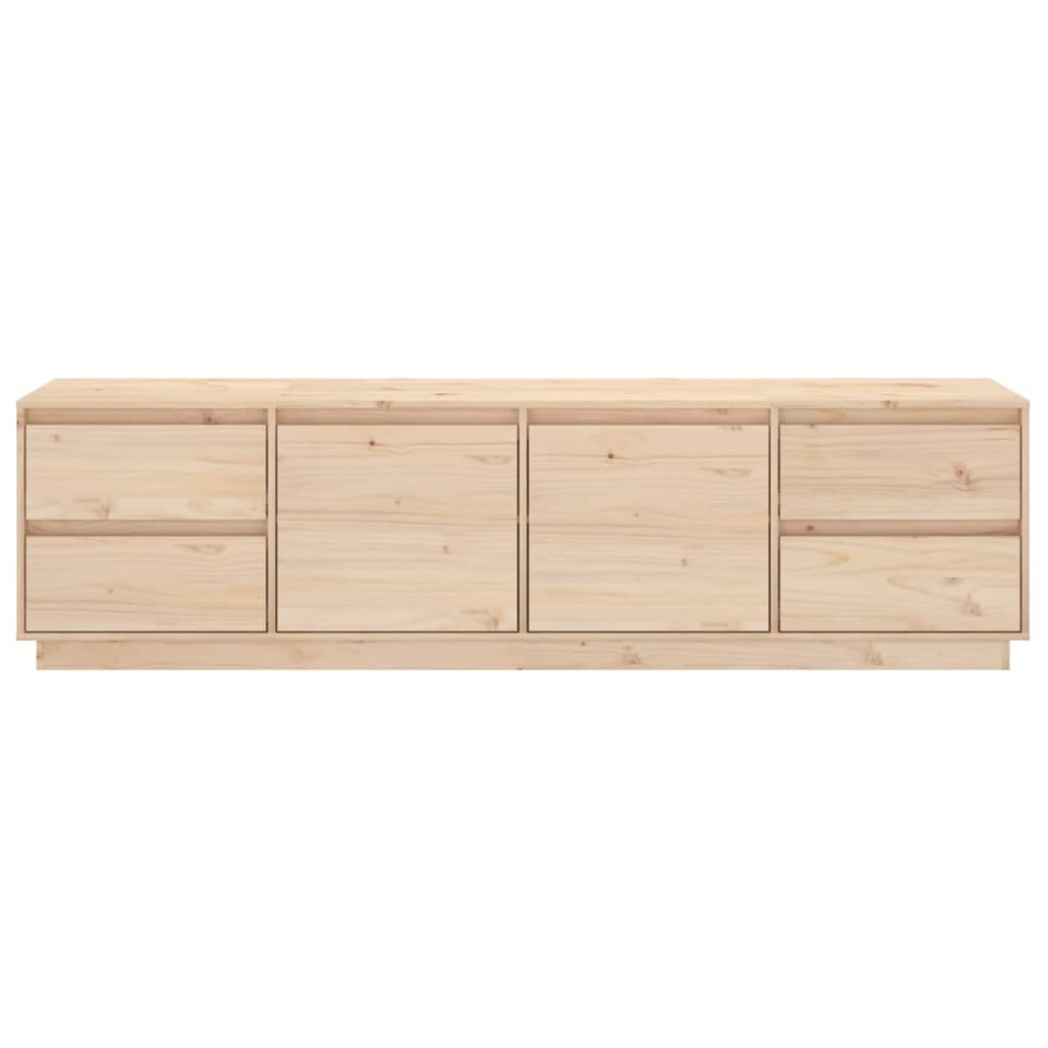 Comodă TV, 176x37x47,5 cm, lemn masiv de pin - 4 | YEO