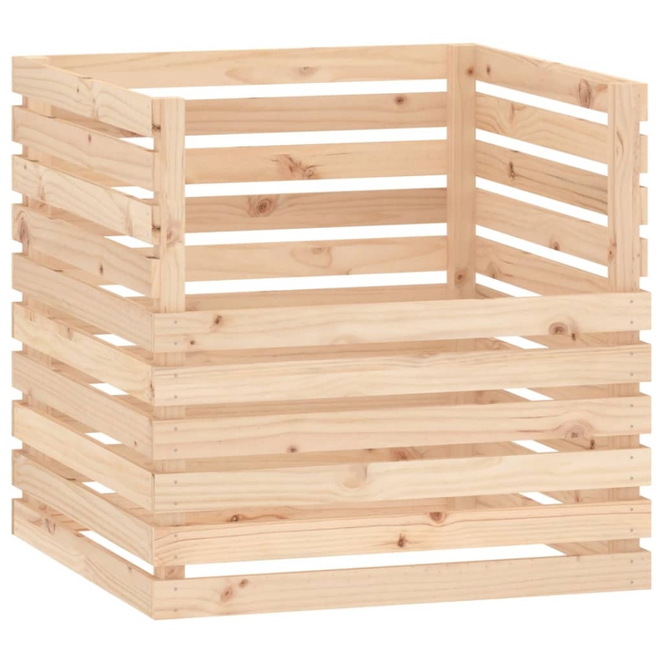 Compostor, 80x80x78 cm, lemn masiv de pin - 1 | YEO