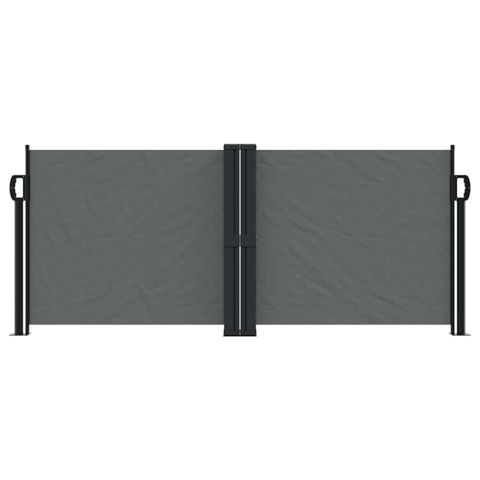 Copertină laterală retractabilă, antracit, 100 x 1000 cm - 2 | YEO