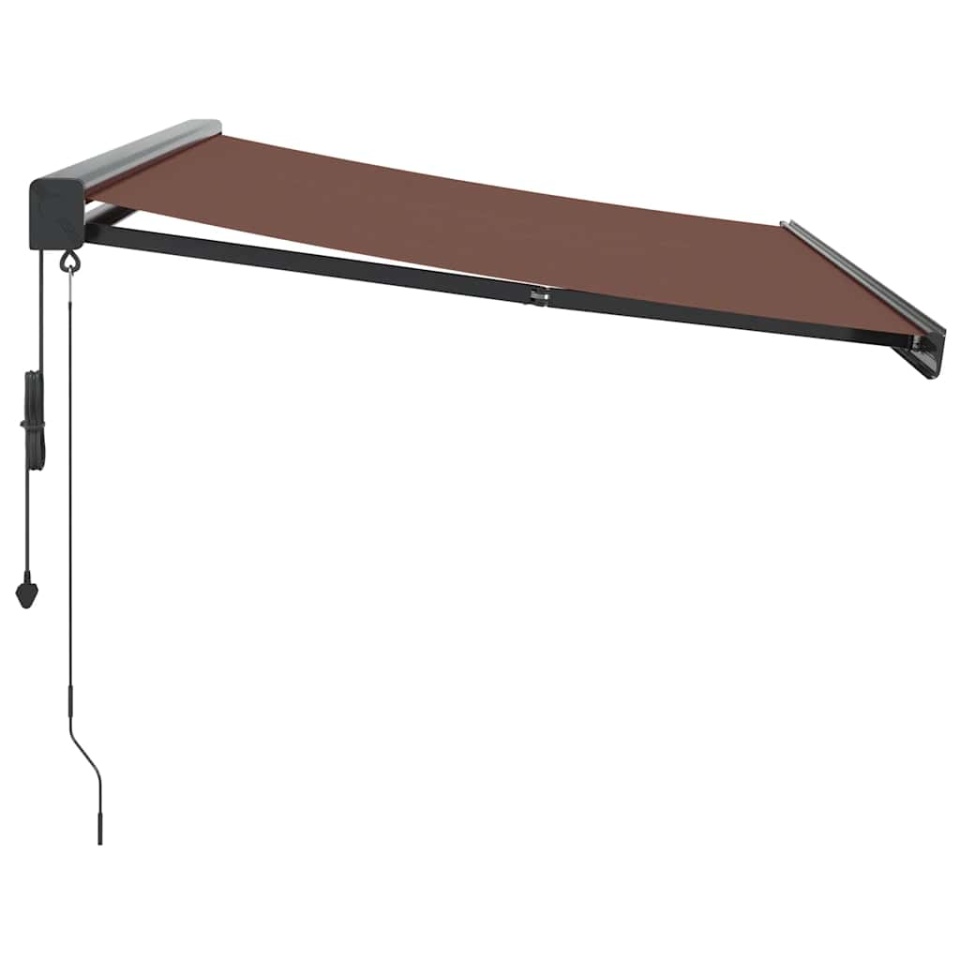 Copertina retractabilă automat, maro, 350x250 cm - 3 | YEO
