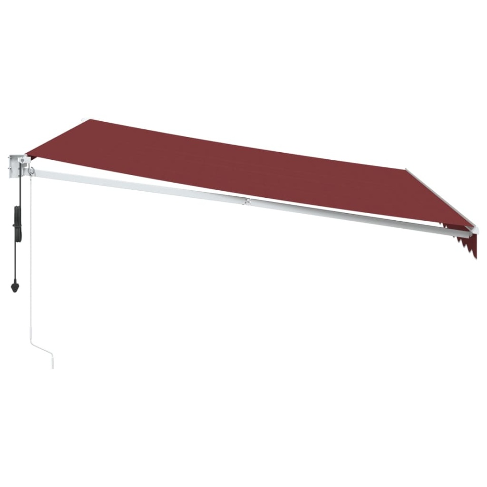 Copertina retractabilă automat, vișiniu, 400x300 cm - 3 | YEO