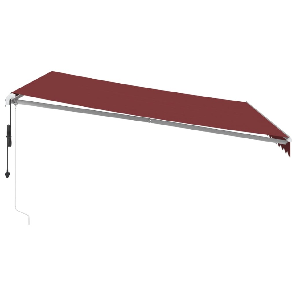 Copertina retractabilă automat, vișiniu, 400x350 cm - 3 | YEO