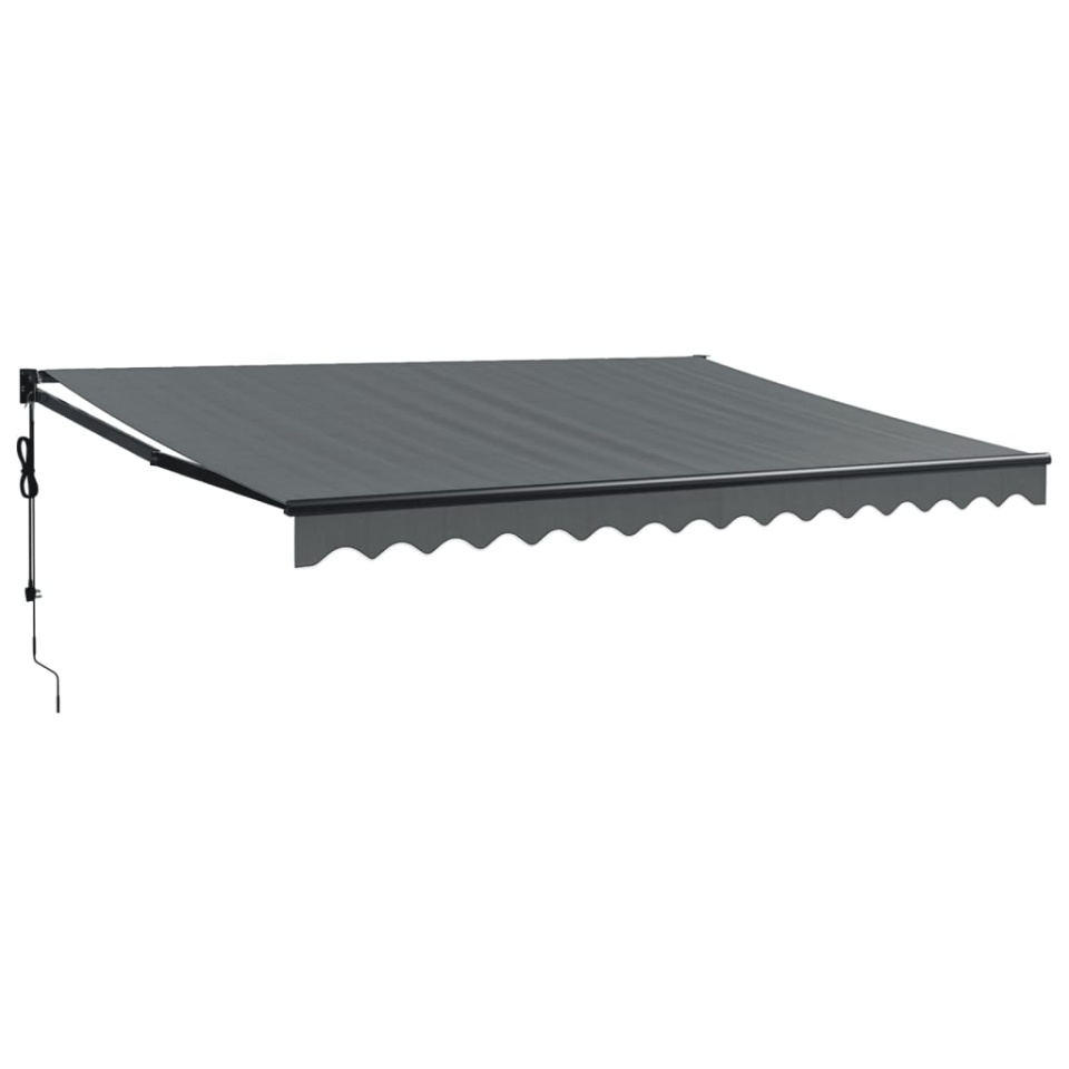 Copertină retractabilă automată, antracit, 4x3 m - 1 | YEO