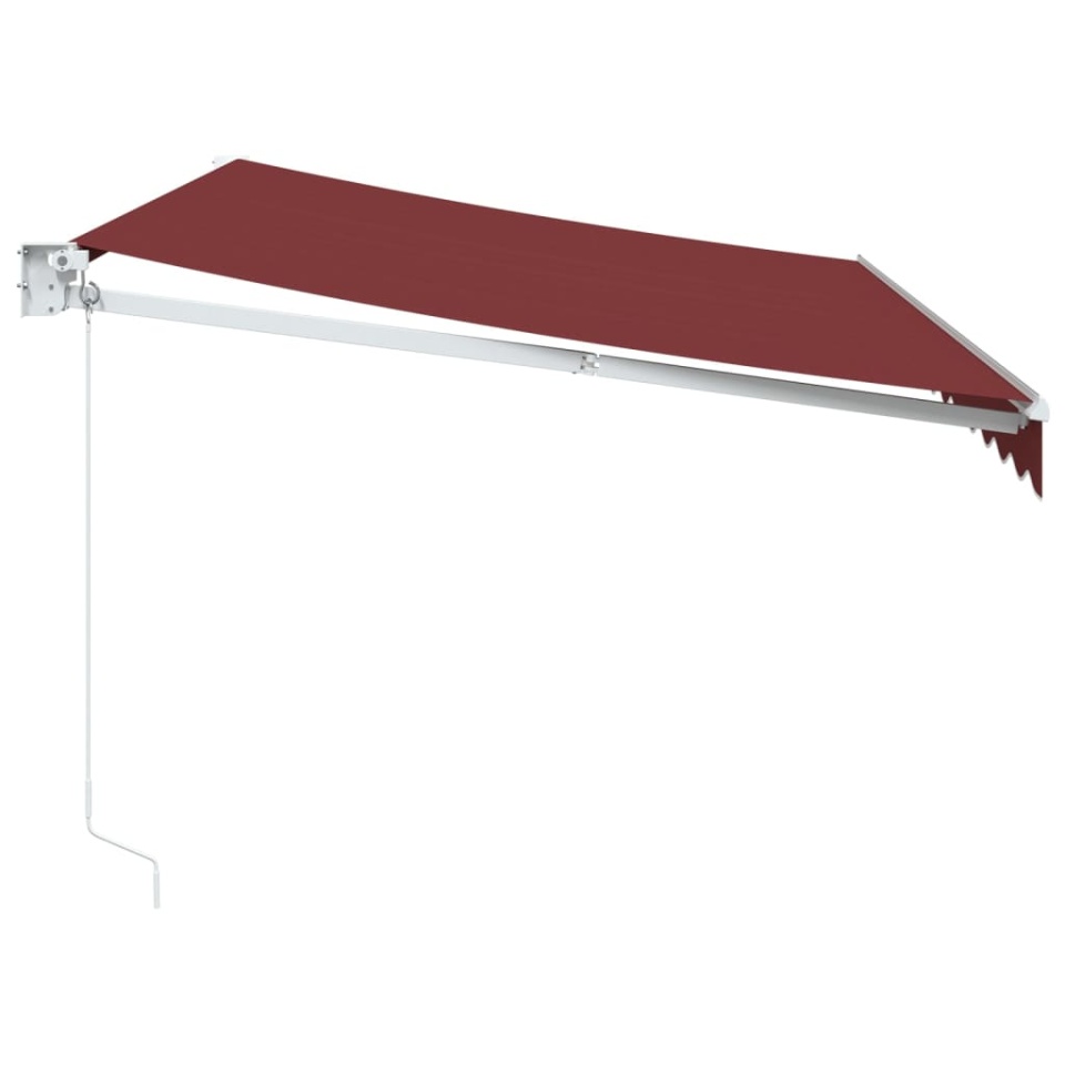 Copertina retractabilă manual, vișiniu, 350x250 cm - 3 | YEO