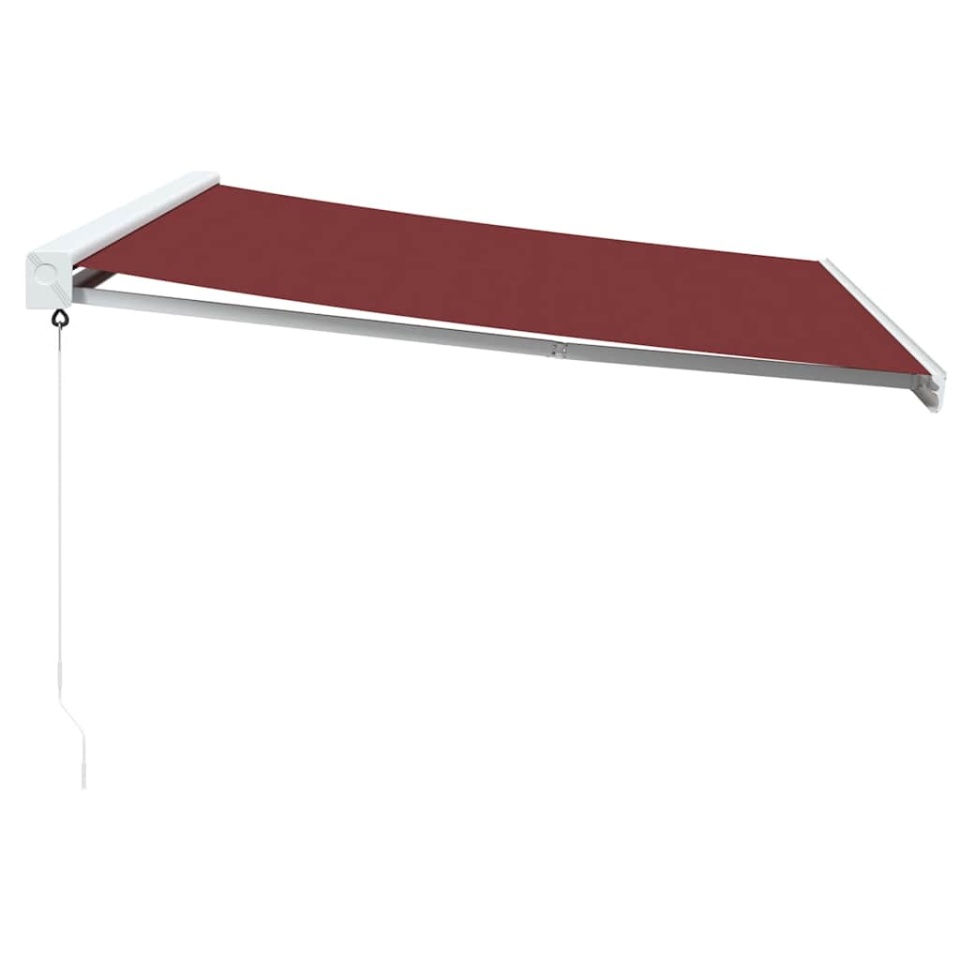 Copertina retractabilă manual, vișiniu, 400x300 cm - 3 | YEO