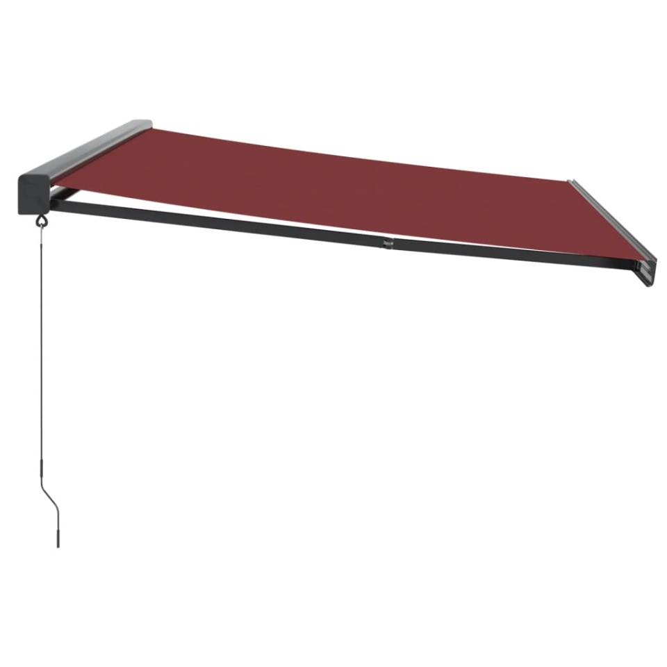 Copertina retractabilă manual, vișiniu, 400x300 cm - 3 | YEO