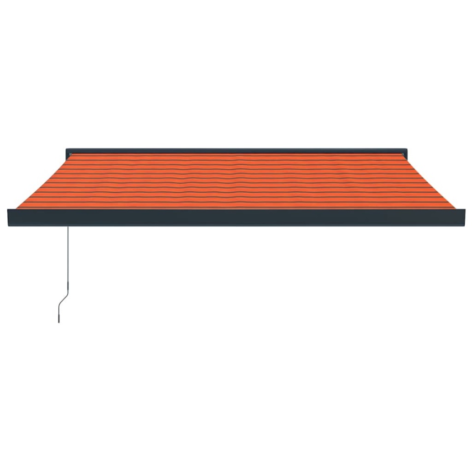 Copertină retractabilă portocaliu/maro 3x2,5 m, textil/aluminiu - 2 | YEO