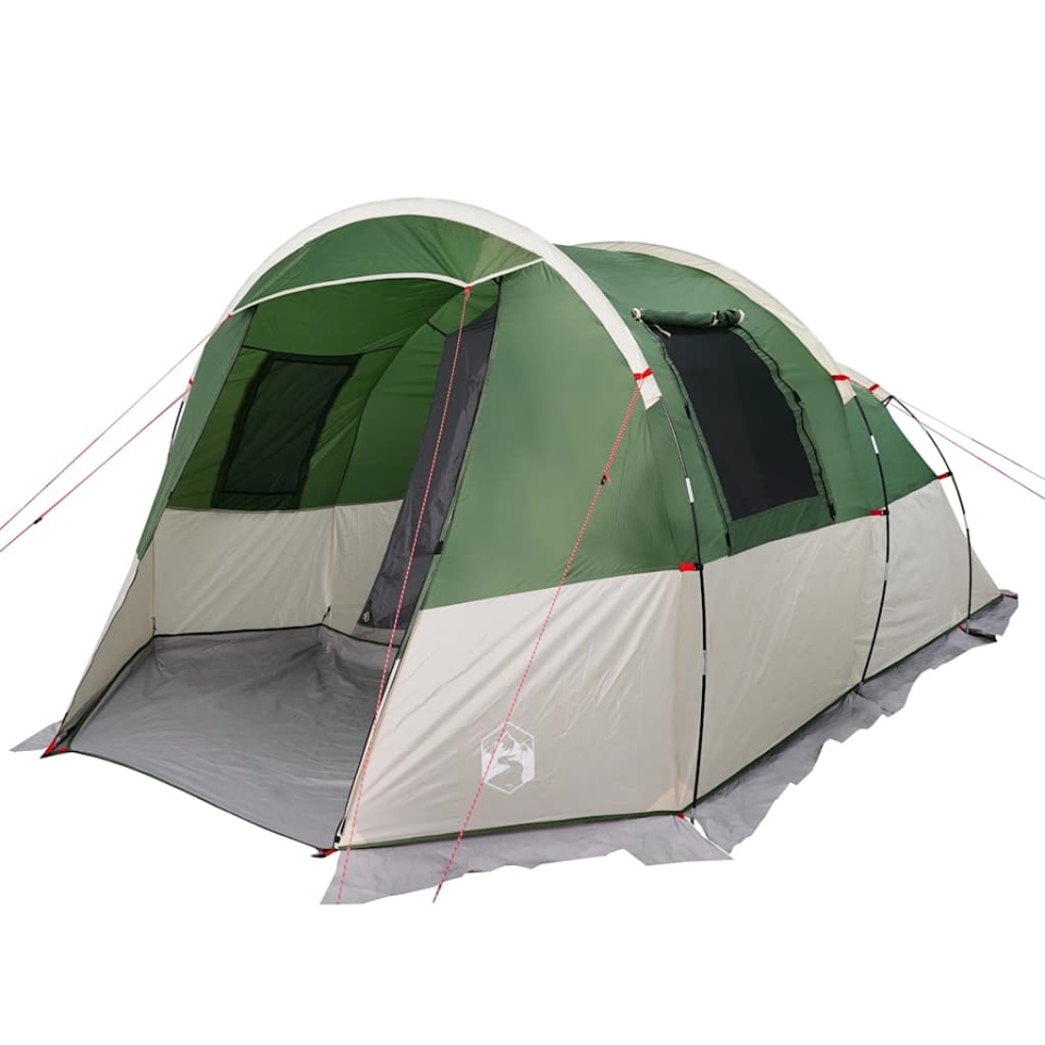 Cort de camping tunel pentru 4 persoane, verde, impermeabil - 1 | YEO