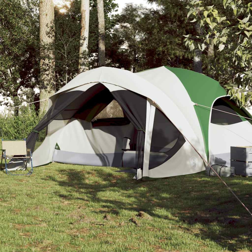 Cort de familie pentru 6 persoane, verde, impermeabil - 2 | YEO
