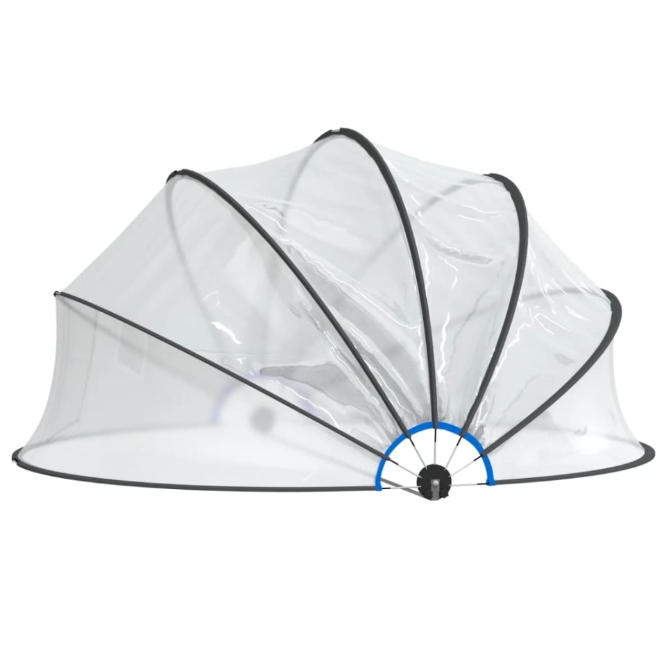 Cupolă pentru piscină, 376x188 cm, PVC, rotund - 2 | YEO