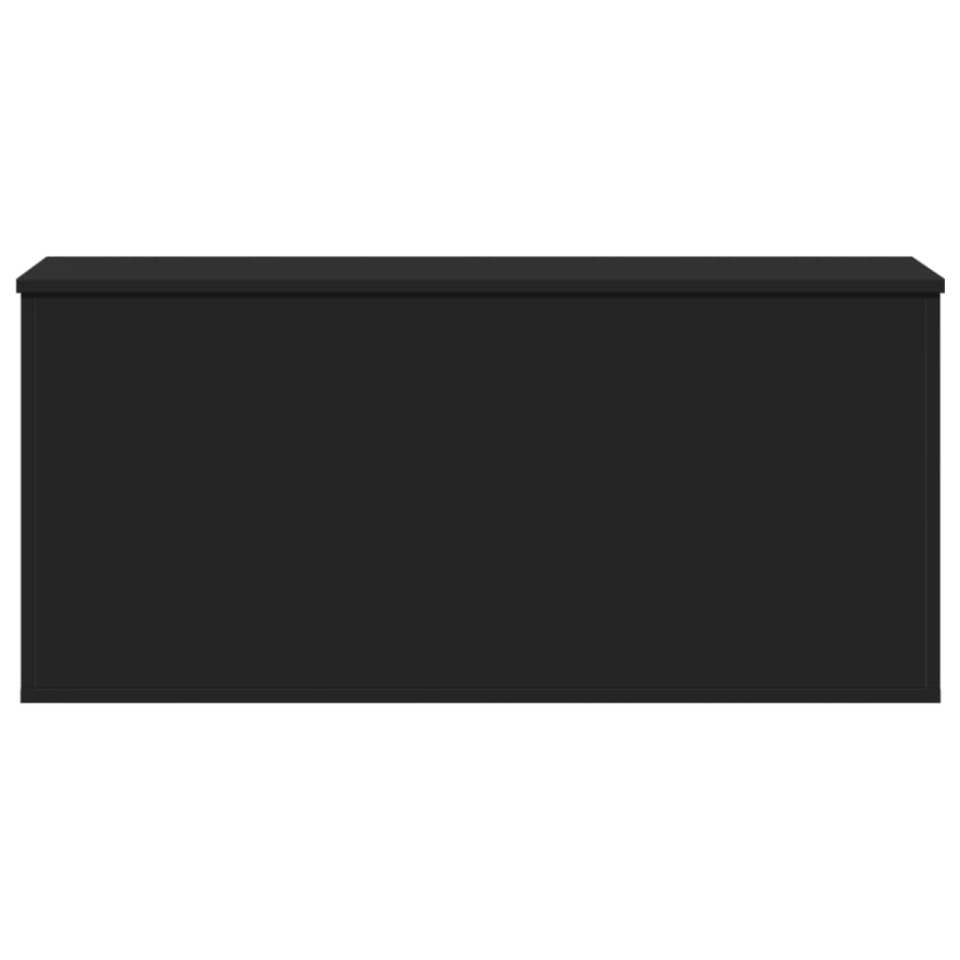 Cutie de depozitare, negru, 100x42x46 cm, lemn prelucrat - 3 | YEO