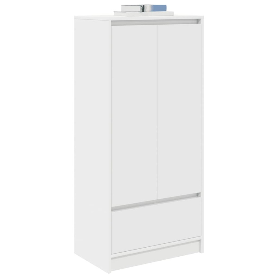 Dulap cu sertar alb 55,5x34x119,5 cm lemn de prelucrare - 3 | YEO