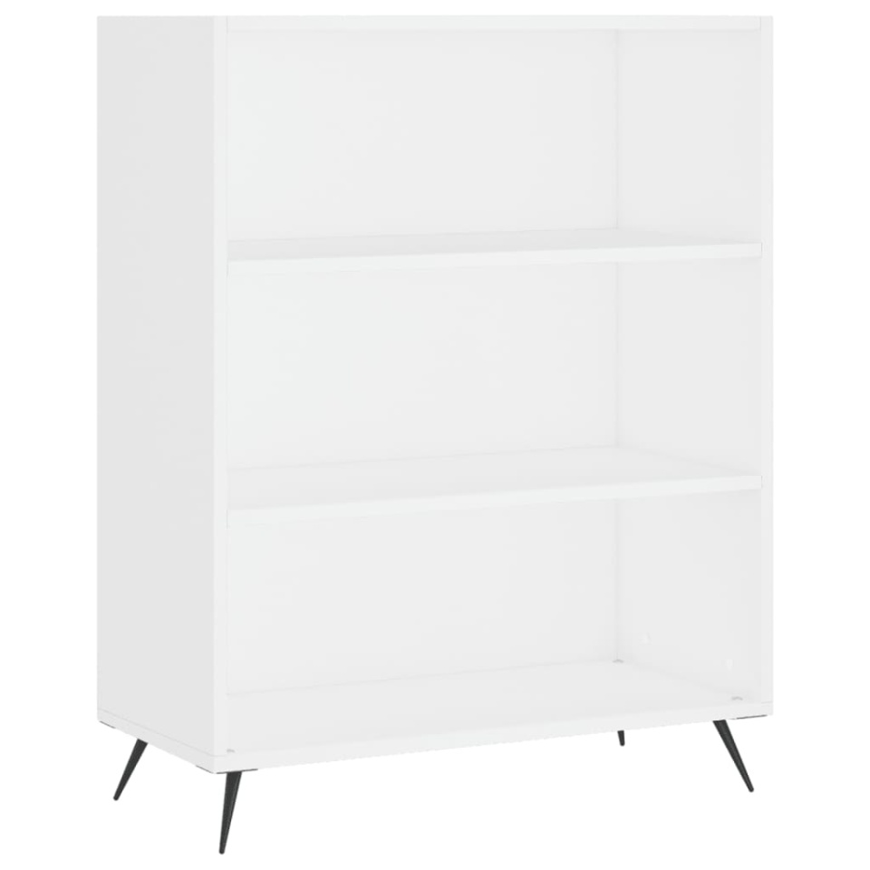 Dulap înalt, alb, 69,5x32,5x180 cm, lemn prelucrat - 3 | YEO