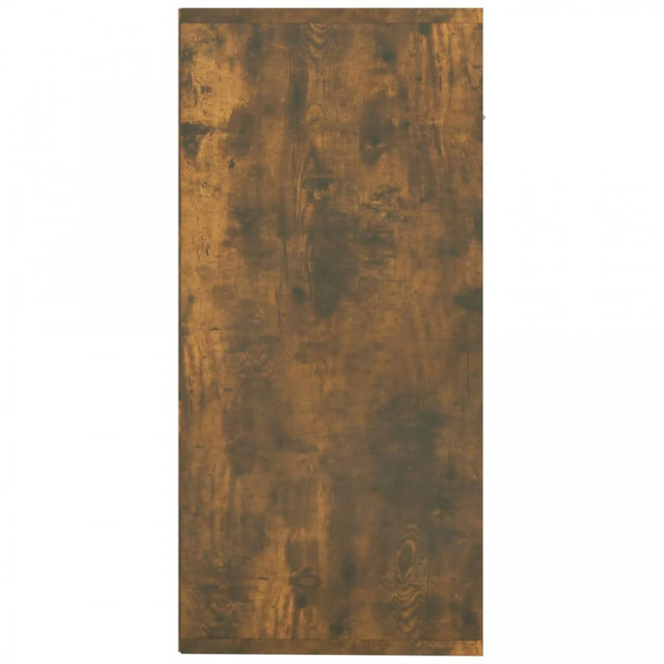 Dulap lateral, stejar fumuriu, 88x30x65 cm, lemn compozit