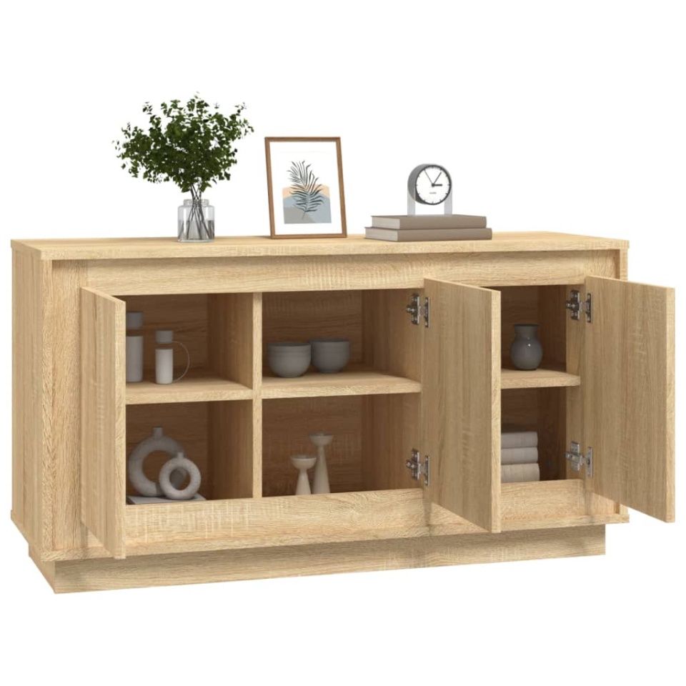 Dulap, stejar sonoma, 102x35x55 cm, lemn prelucrat - 3 | YEO