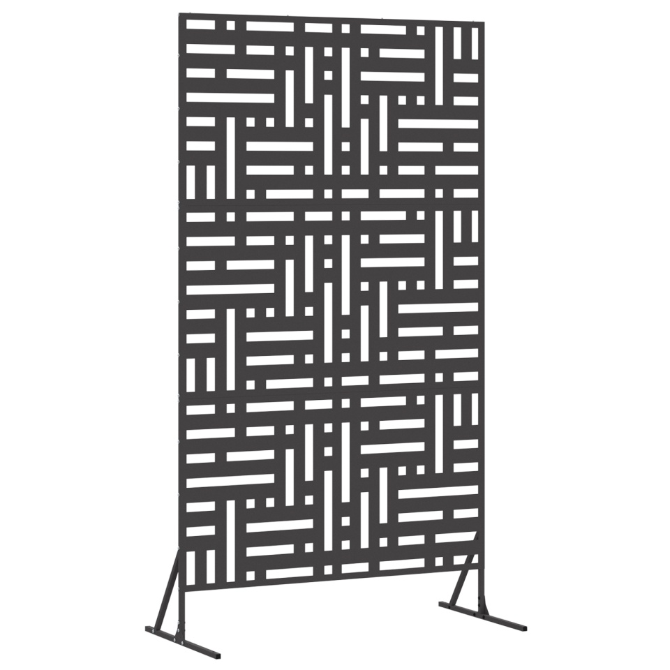 Ecran de Intimitate 180 cm Oțel Negru - 1 | YEO